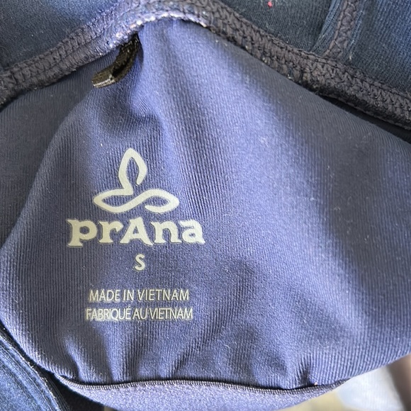 Prana Cantine Blue Floral Paisley Athletic Exercise Dress - Blue Anchor Kona - S - Picture 11 of 12